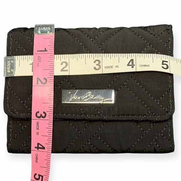VERA BRADLEY Women’s Black Diamond-Quilted Wallet - Picture 5 of 5